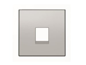 Tapa toma de teléfono/informática plata SKY NIESSEN 8517 PL