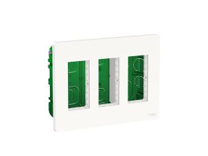 Puesto de Trabajo 3 columnas Empotrable Polar Schneider NEW UNICA EUNEA NU173418