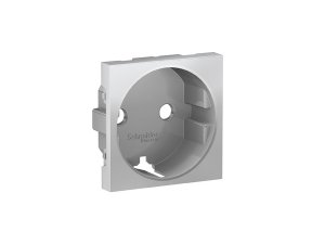 Tapa Schuko Aluminio Schneider NEW UNICA EUNEA NU903730