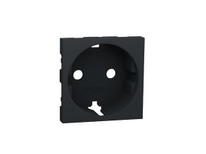 Tapa Schuko recambio Unica Schneider Antracita NEW UNICA EUNEA NU903754U