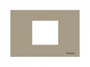 Marco monocaja 2 módulos ZENIT NIESSEN N2472 Cava