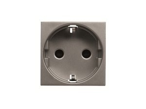 Base 2p+t conexión automática ZENIT NIESSEN N2288.6 Antracita