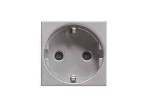 Base ench.2p+t conex.autom. ZENIT NIESSEN N2288.6 Plata