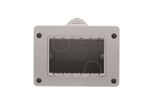 Caja estanca IP40 para 3  módulos ZENIT Stylo  NIESSEN N3391.1