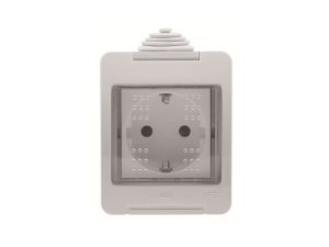 Caja estanca completa IP55 Schuko ZENIT NIESSEN N3288