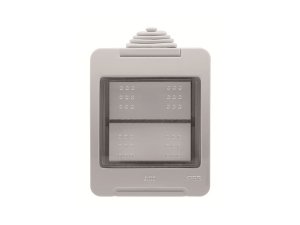 Caja estanca completa IP55 pulsador ZENIT NIESSEN N3204