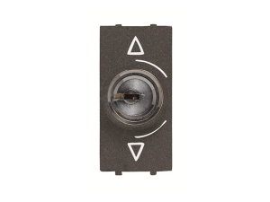 Conmutador de llave 1 módulo ZENIT NIESSEN N2153.1 Antracita