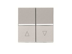 Interruptor para persianas ZENIT NIESSEN N2244.1 Plata