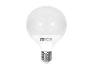 Lámpara Globo 120 LED 3000K E27 12W SILVER SANZ 980227
