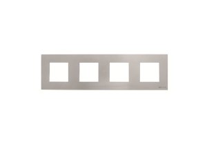 Marco 4 ventanas ZENIT NIESSEN N2274.1 Plata