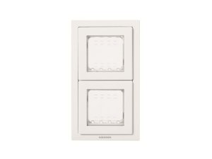 Marco IP55 2v-2m.  ZENIT blanco NIESSEN N3272 blanco