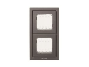 Marco IP55 2v-2m.. Antracita  ZENIT  NIESSEN N3272 Antracita