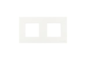 Marco básico 2 ventanas ZENIT NIESSEN N2272.1 blanco