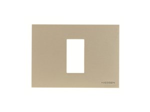 Marco monocaja 1 módulo ZENIT NIESSEN N2471 Cava