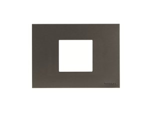 Marco monocaja 2 módulos ZENIT NIESSEN N2472 Antracita