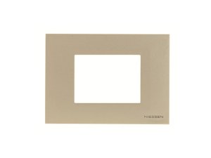 Marco monocaja 3 módulos ZENIT NIESSEN N2473 Cava