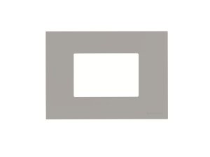 Marco monocaja 3 módulos ZENIT NIESSEN N2473 Plata