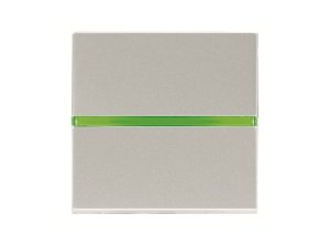 Pulsador con piloto de control ZENIT NIESSEN N2204.5 Plata