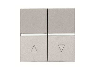 Pulsador para persianas ZENIT NIESSEN N2244 Plata