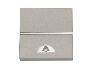 Pulsador símbolo de timbre ZENIT NIESSEN N2204 Plata