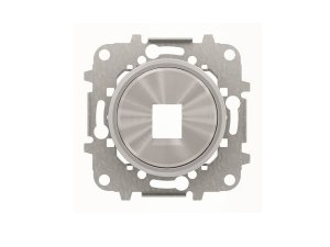 Tapa 1 conector teléf/informát. cromo SKY NIESSEN 8618.1 CR