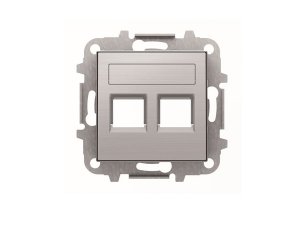 Tapa 2 conector persiana acero inox. SKY NIESSEN 8518.2 AI