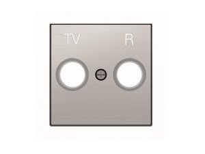 Tapa toma TV / R acero inox. SKY NIESSEN 8550 AI