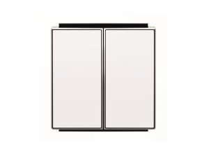 Tecla doble interruptor-conmut. blanco SKY NIESSEN 8511 BL