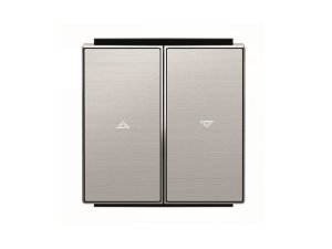 Tecla interruptor persianas acero inox. SKY NIESSEN 8544 AI