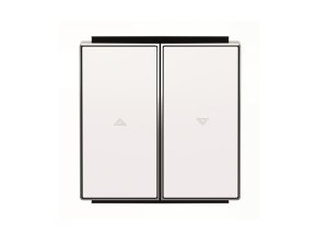 Tecla interruptor persianas blanco soft SKY NIESSEN 8544 BL