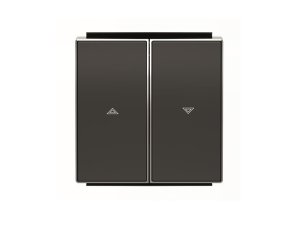 Tecla interruptor persianas negro soft SKY NIESSEN 8544 NS