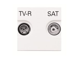 Toma tv-r-sat intermedia ZENIT NIESSEN N2251.8 blanco