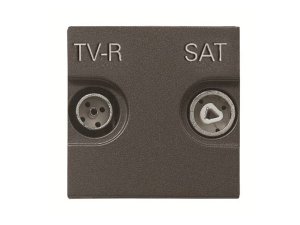 Toma tv - r-sat única ZENIT NIESSEN N2251.3 Antracita