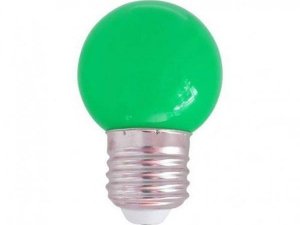 Lámpara LED Esférica IP44 1W E27 Verde SILVER SANZ 962027