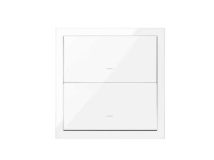 Kit front 1 elemento 2 teclas blanco SIMON 10020103-130