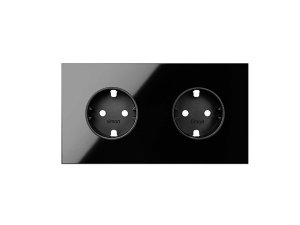 Kit front 2 elementos 2 bases negro SIMON 10020202-138