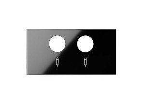 Tapa para toma R-TV+SAT negro SIMON 10000053-138