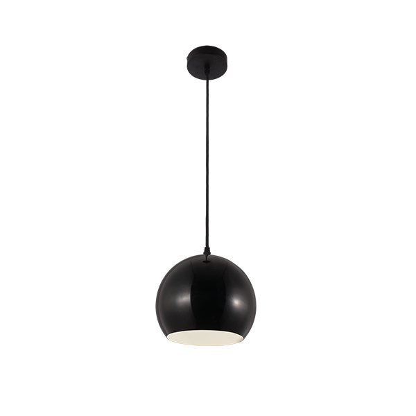 Lámpara colgante redonda belep negra | Berdin Grupo | Distribuidores de y electrónico