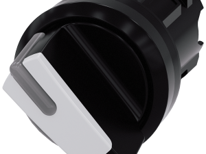 selector, iluminable, 22 mm, redondo, plástico, bl (3SU1002-2BF60-0AA0)