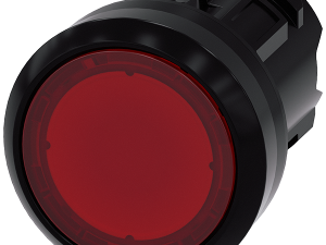pulsador luminoso, 22 mm, redondo, plástico, rojo, (3SU1001-0AB20-0AA0)