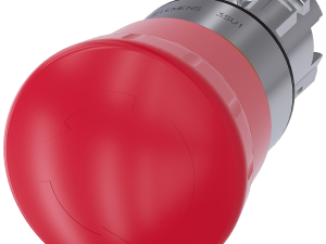 Pulsador de seta de parada de emergencia, 22 mm, r (3SU1050-1HB20-0AA0)