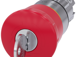 Pulsador de seta de parada de emergencia, 22 mm, r (3SU1050-1HF20-0AA0)