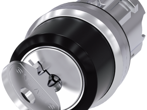 Interruptor de llave RONIS, 22 mm, redondo, metal, (3SU1050-4BC01-0AA0)