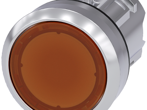 pulsador luminoso, 22 mm, redondo, metal, brillant (3SU1051-0AB00-0AA0)