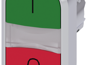 pulsador doble, 22 mm, redondo, metal, brillante, (3SU1050-3AB42-0AK0)