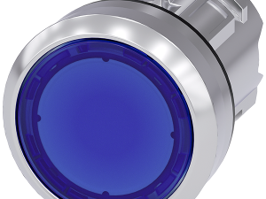 pulsador luminoso, 22 mm, redondo, metal, brillant (3SU1051-0AB50-0AA0)