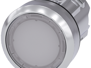 pulsador luminoso, 22 mm, redondo, metal, brillant (3SU1051-0AB60-0AA0)