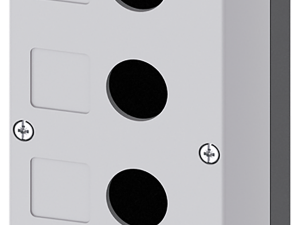 caja para aparatos de mando, 22 mm, redondo, caja (3SU1806-0AA00-0AB1)