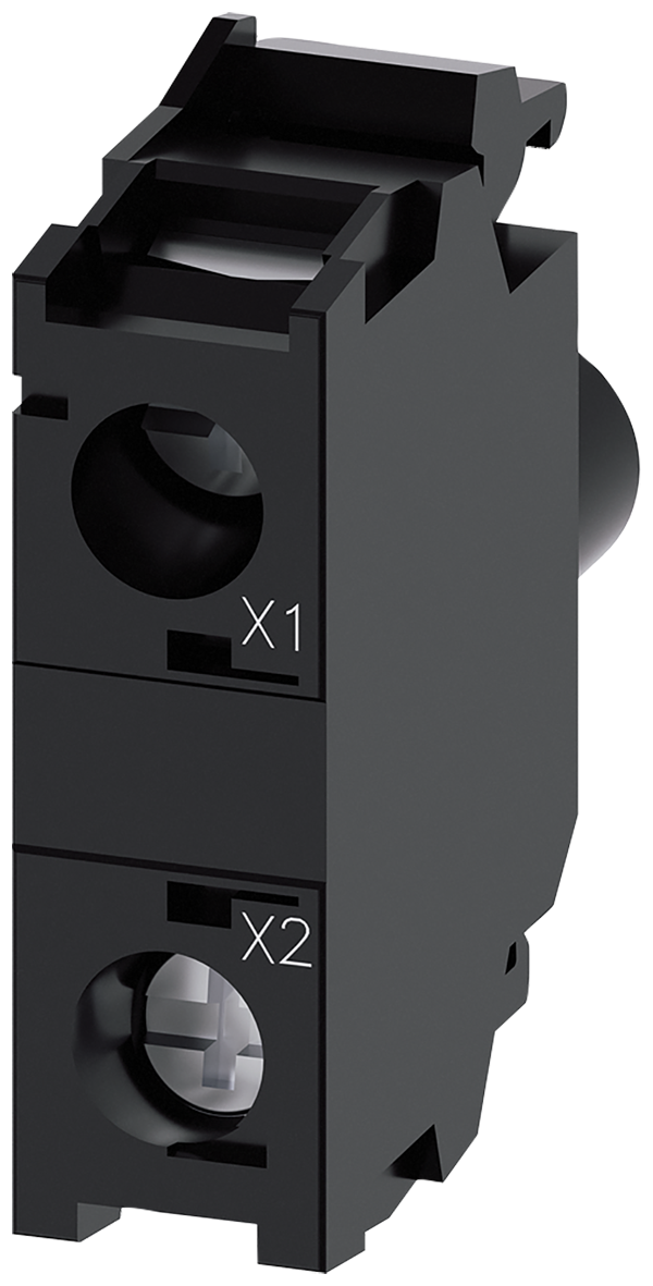 módulo de LED con LED intgr. 230 V AC, rojo, borne (3SU1401-1BF20-1AA0)