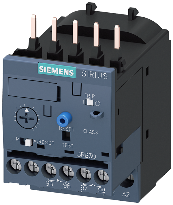 Relé de sobrecarga 3...12 A electrónico para prote (3RB3016-1SB0)